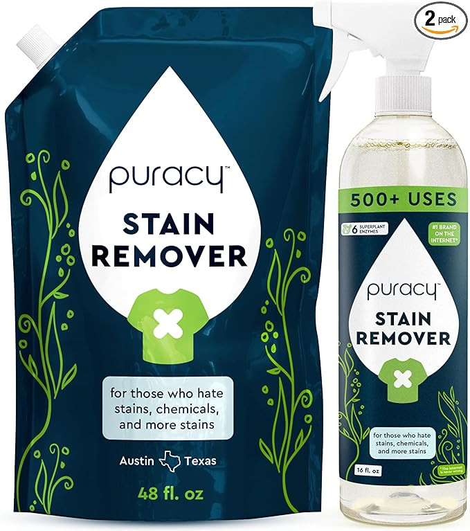 Puracy Stain Remover Cleaning Spray - Enzyme-Powered Stain Removal Spray As Seen on TikTok, Natur... | Amazon (US)