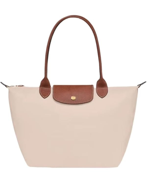 Women's Nylon Tote Bag, Large Capacity Waterproof Shoulder Bags, Spacious Handbag with Metal Zipp... | Amazon (US)