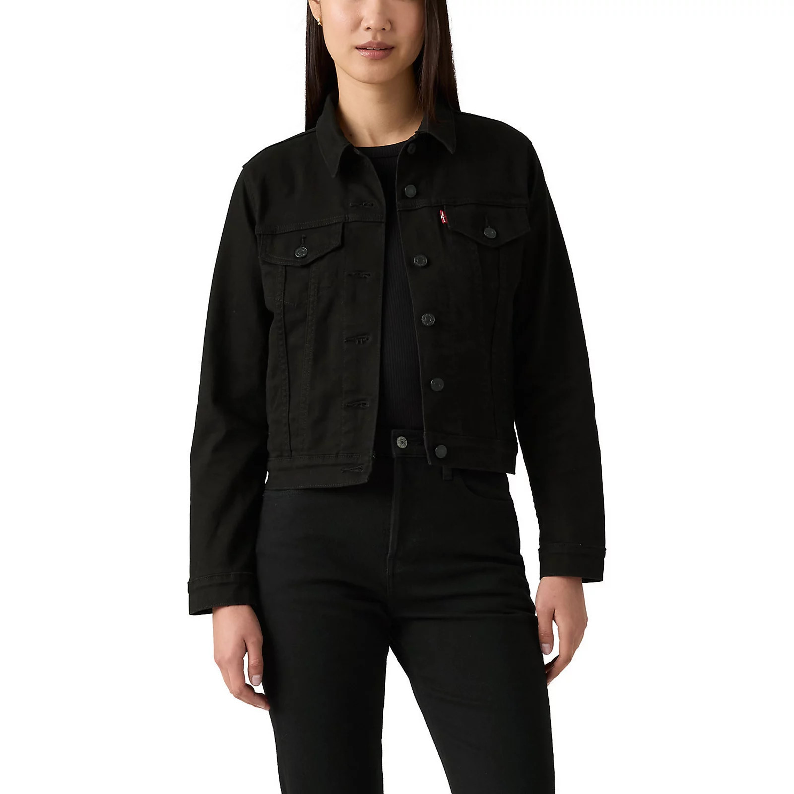 Women's Levi's® Original Trucker Jean Jacket, Size: XS, Black And Black | Kohl's