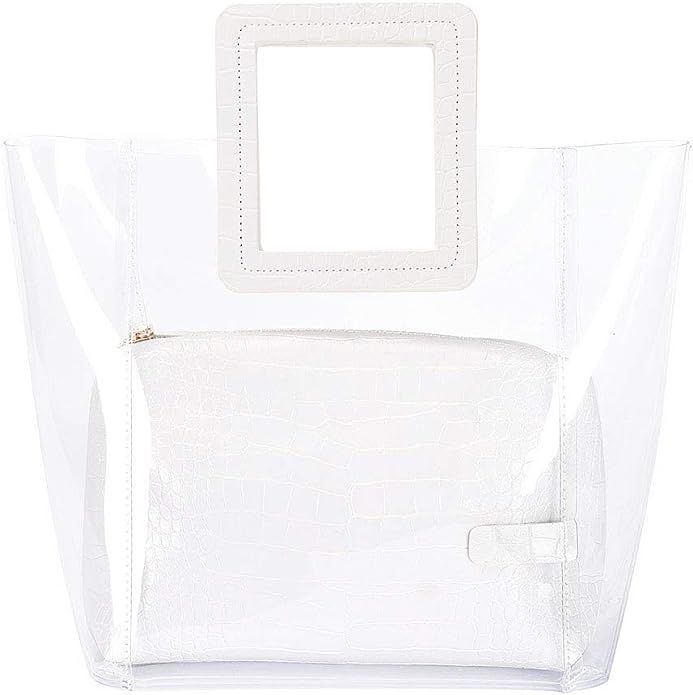 LOPHORINA Clear Tote Bag for Women Purses and Handbags | Amazon (US)