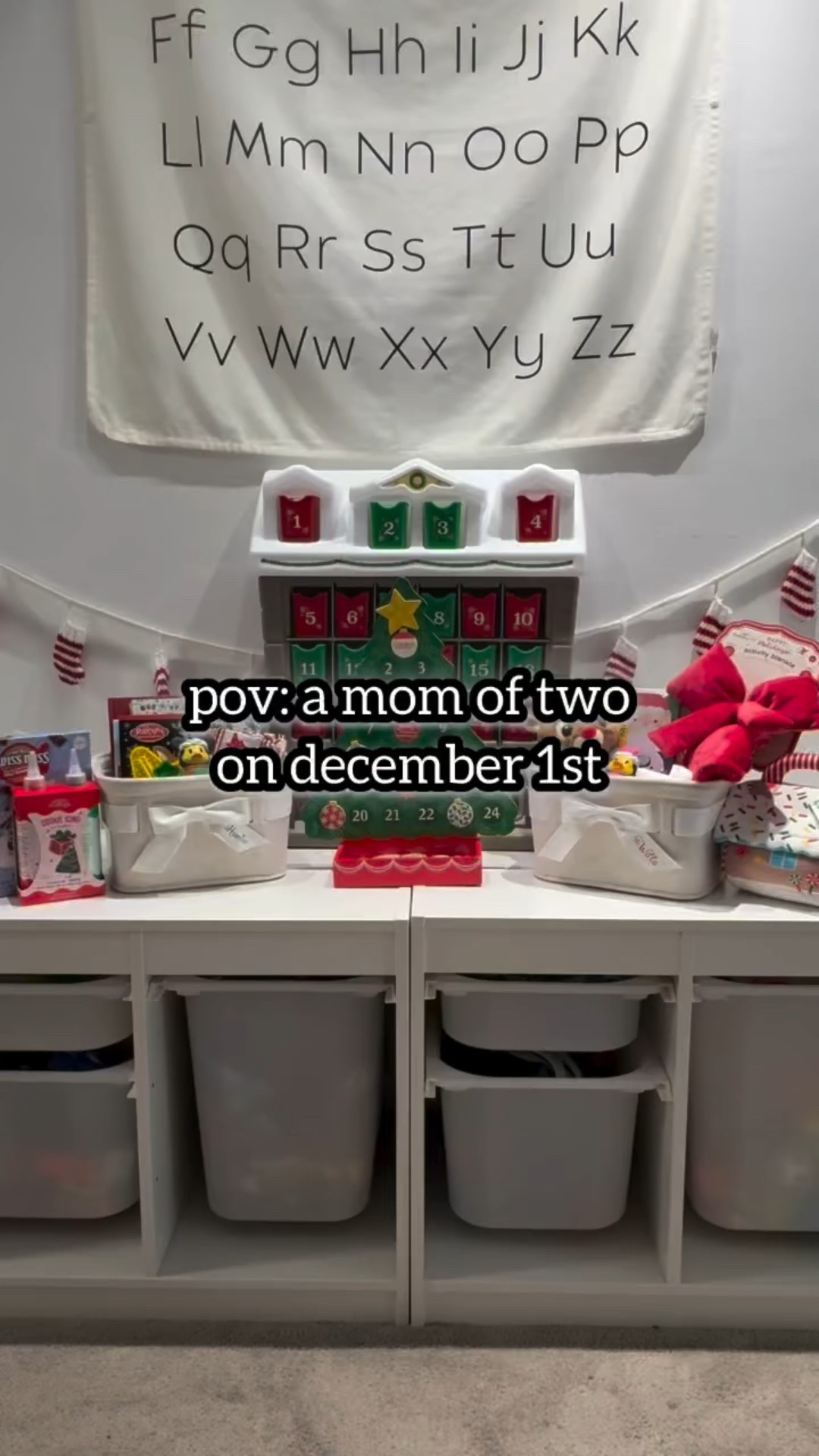 happy december 1st 🎄 I spent the day putting the kids baskets and advent calendar and christmas countdown together while Hunter was in school! It was the perfect way to officially kick off the season in our home 🤗 I love seeing the excitement as Hunter looks through all the december themed goodies and this time was event sweeter watching him show Willa her surprises! Such a magical time of year 🫶🏻

✨ comment BASKET and I’ll dm you a link to shop the advent calendar, countdown to Christmas, and goodies for kids ho ho holiday baskets! 🧺 

#holidaybaskets #njmomblogger #christmaswithkids