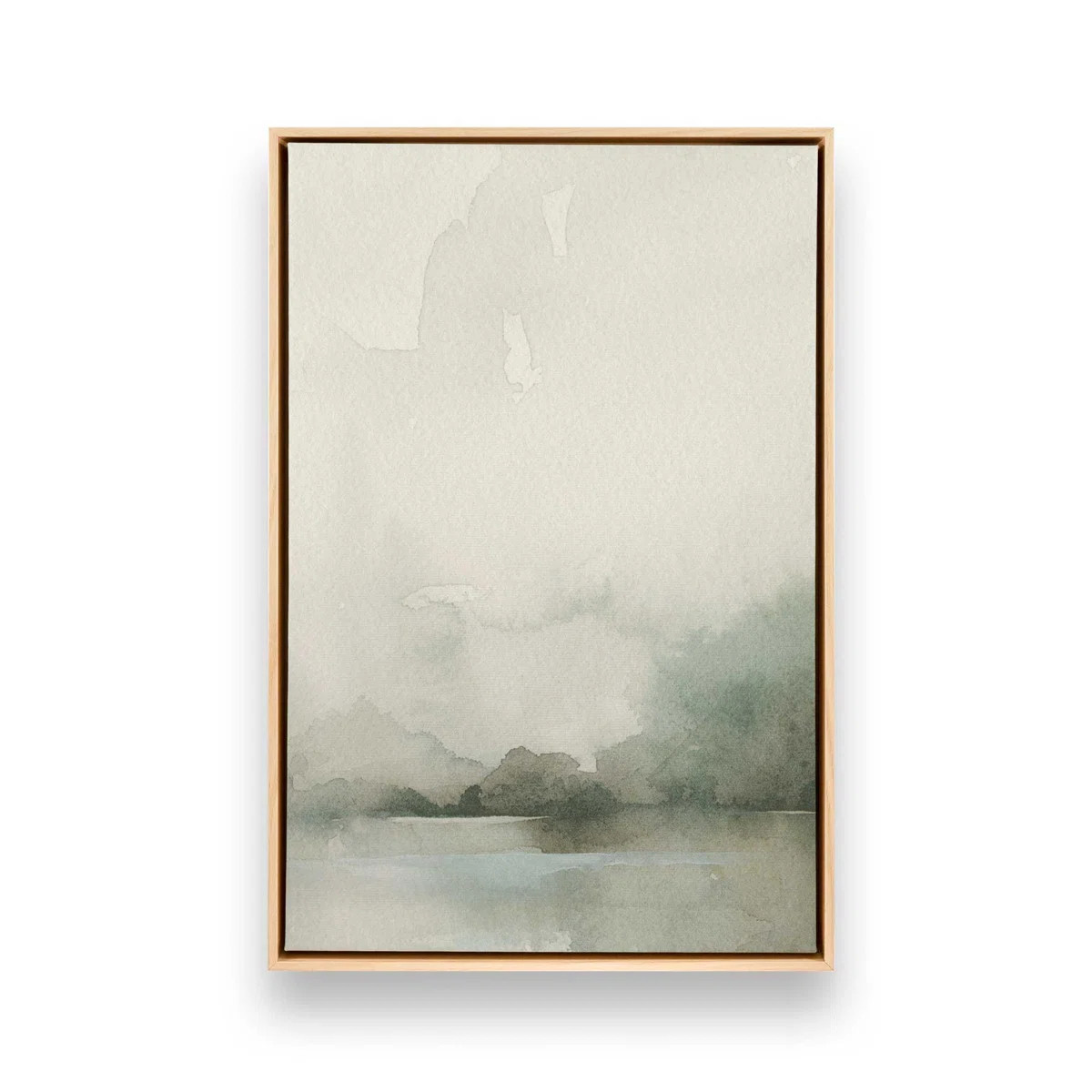 Muted Green Tranquility II Canvas Print | Wayfair North America