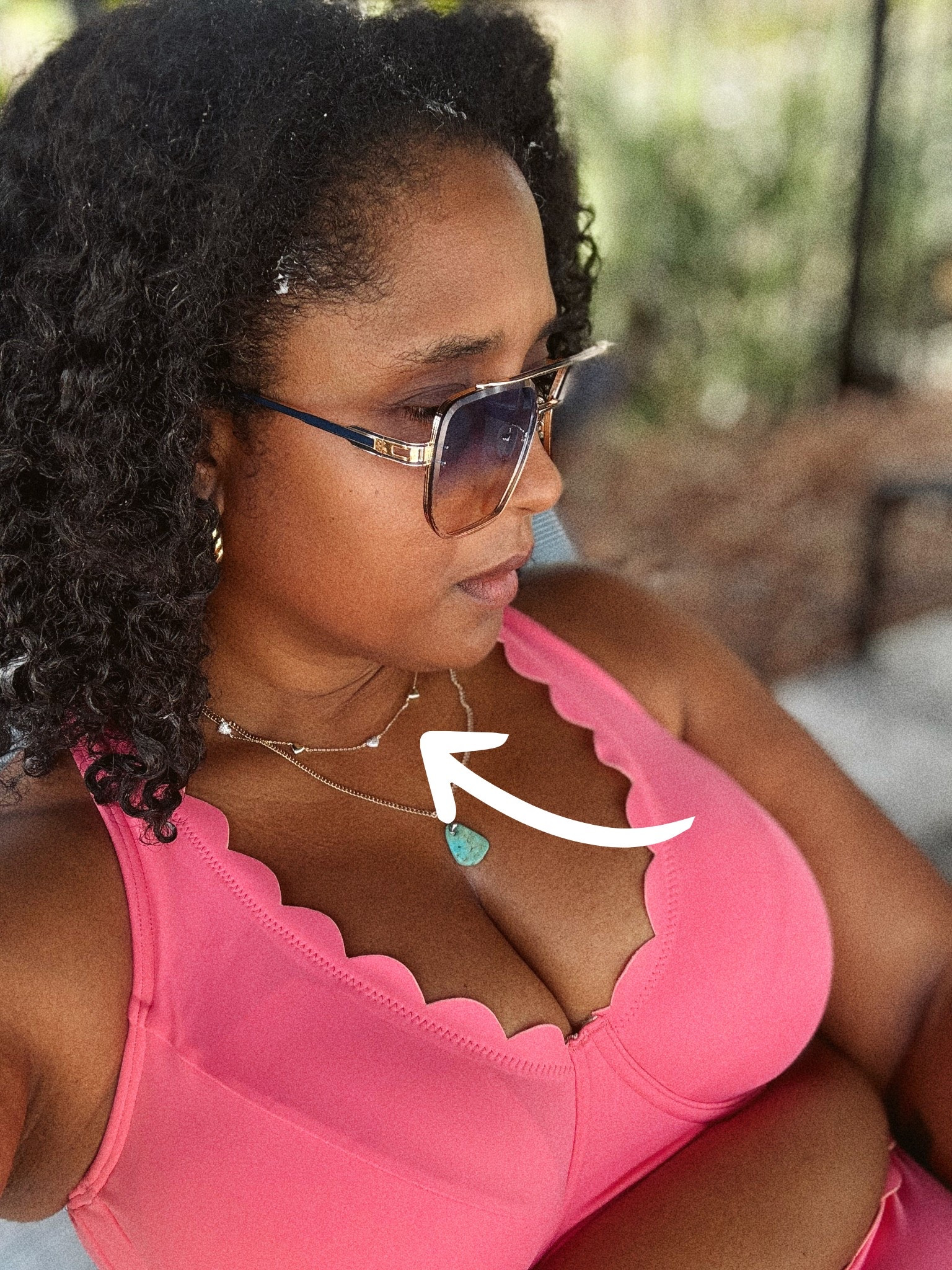 The prettiest everyday luxe necklace  