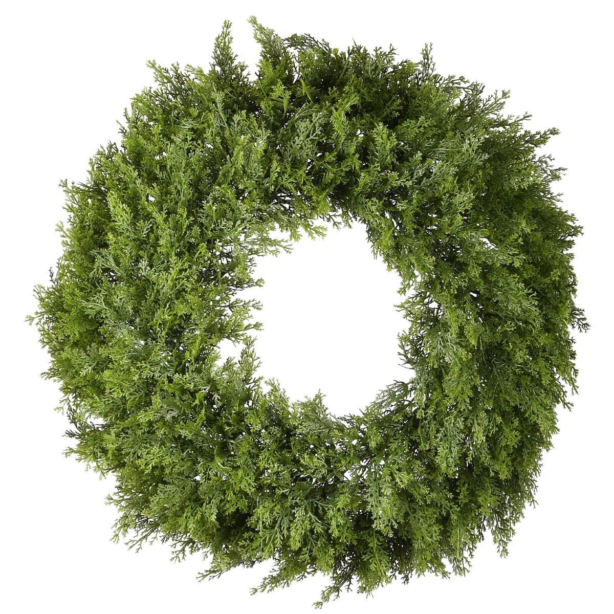 The Holiday Aisle\u00ae 24" Arborvitae Wreath | Wayfair North America
