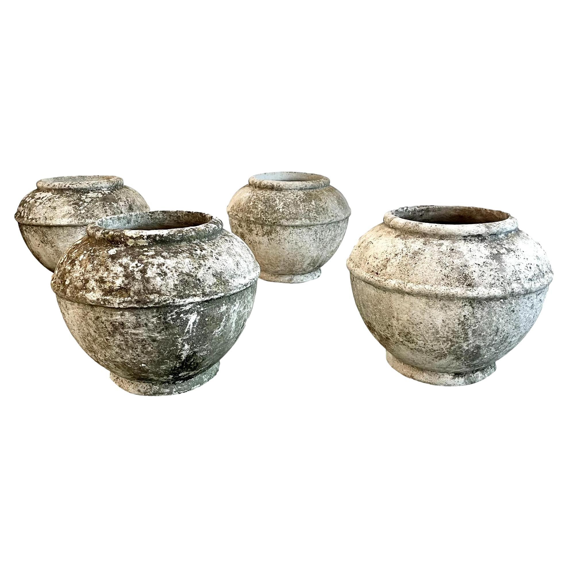 Willy Guhl Concrete Vase, 1969, Switzerland | 1stDibs