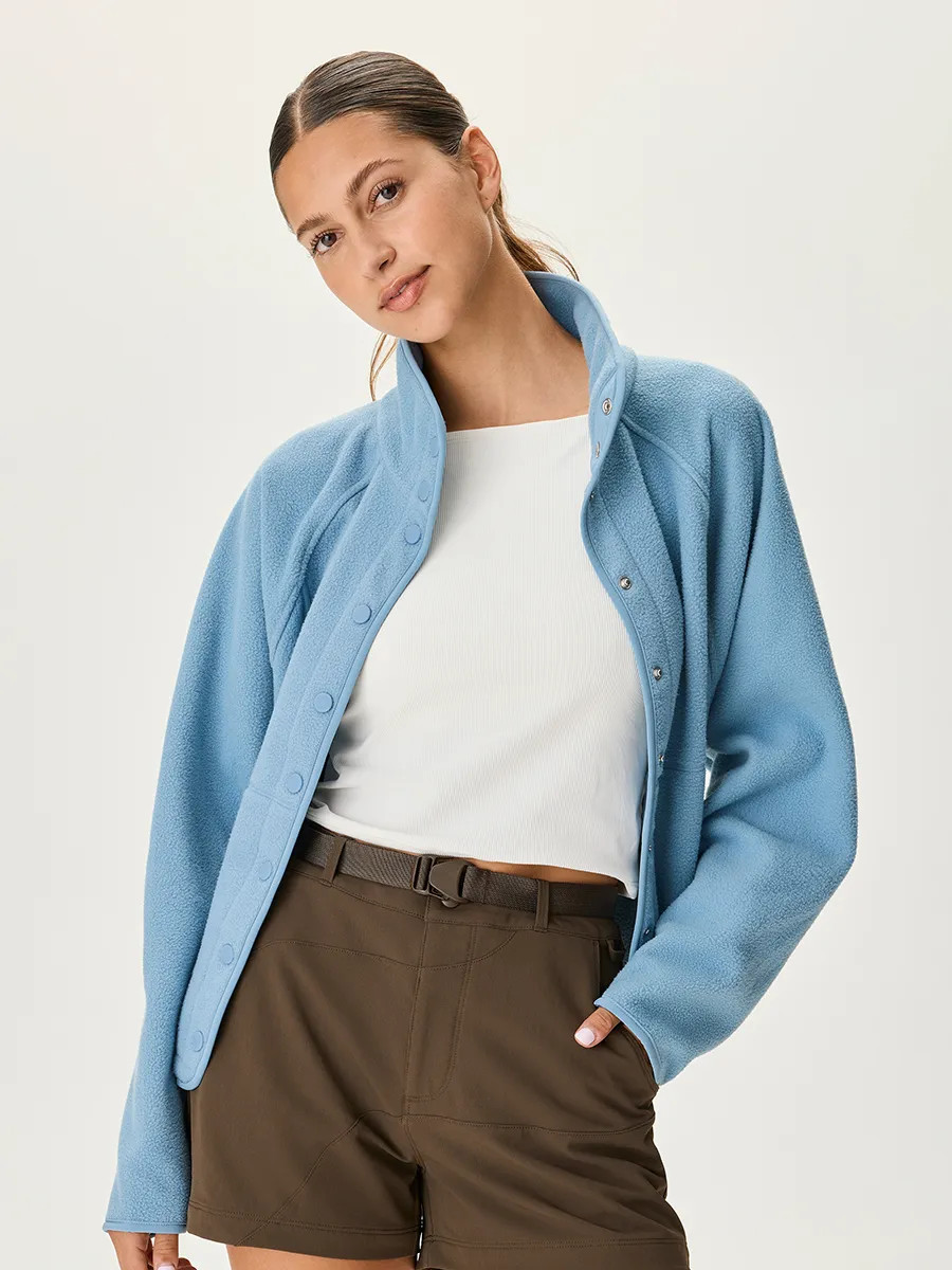 RecFleece Snap JacketA Heart | Outdoor Voices