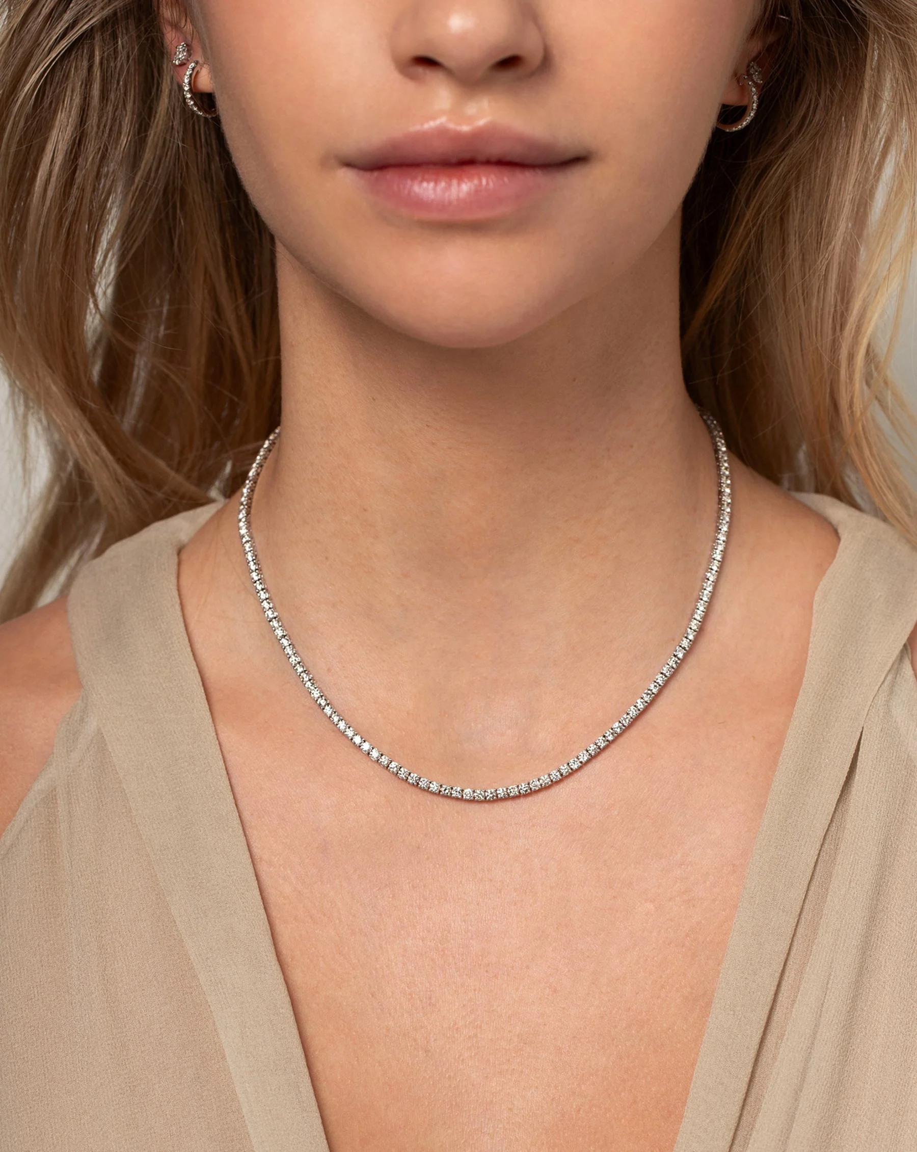 Classic Diamond Tennis Necklace | Ring Concierge
