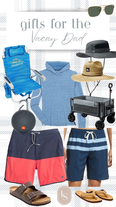 Father's Day gift guide for the vacation dad! SPF clothing, beach accessories, hats, and swim trunks 

#LTKMens #LTKSwim #LTKGiftGuide