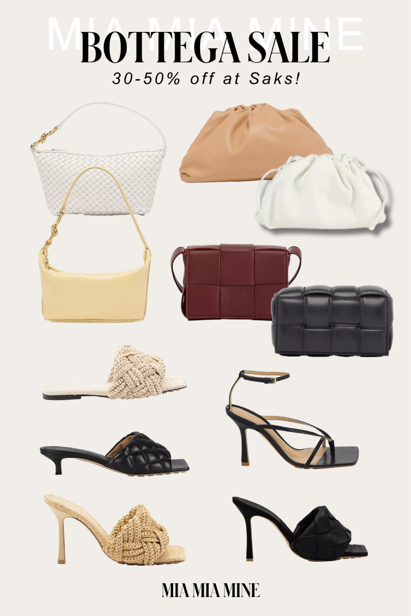 Saks cyber deals
Take 30-50% off bottega veneta handbags and shoes
Use code: SAKSSALE
Bottega veneta on sale / saks designer sale 



#LTKCyberWeek #LTKitbag #LTKsalealert