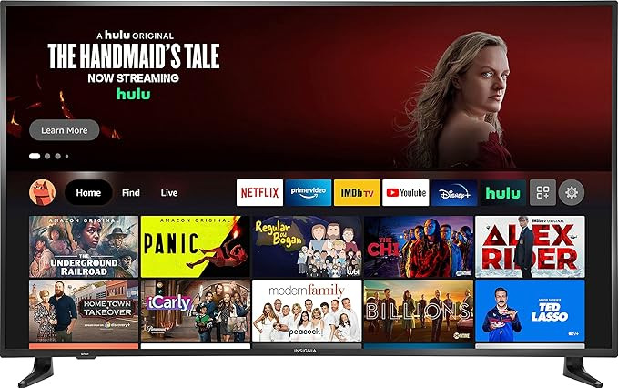 Insignia 65-inch Class F30 Series LED 4K UHD Smart Fire TV (NS-65DF710NA21, 2020 Model) | Amazon (US)