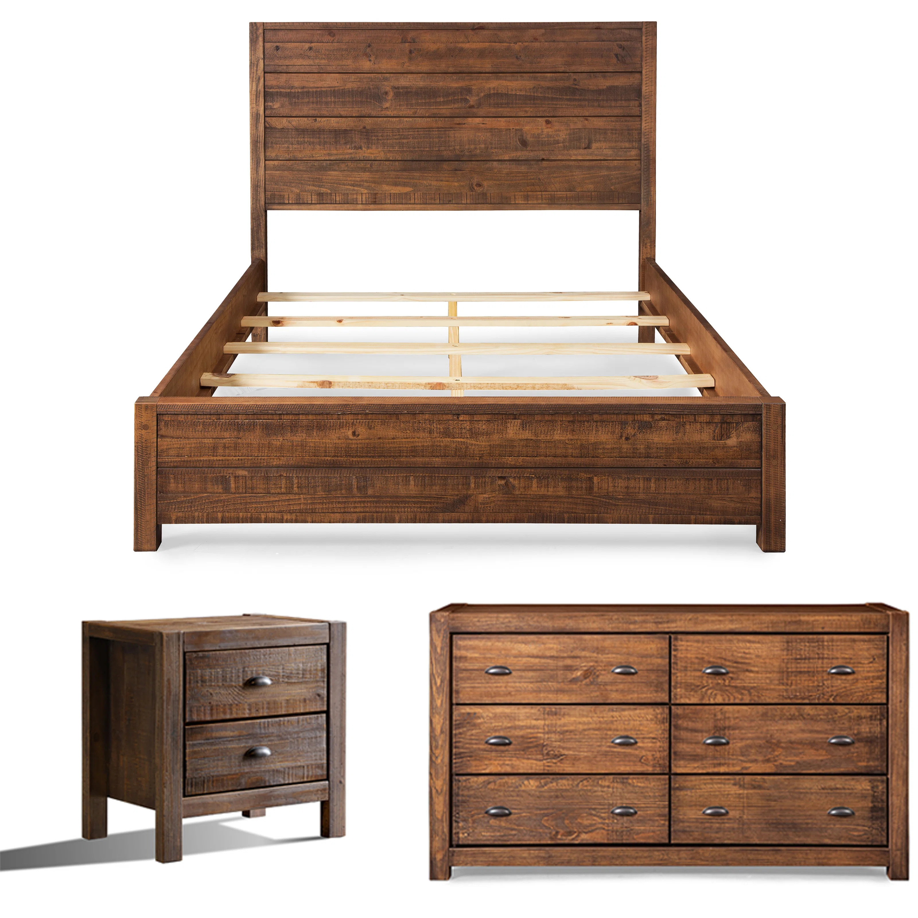 Montauk Solid Wood 3-Piece Bedroom Set | Wayfair North America