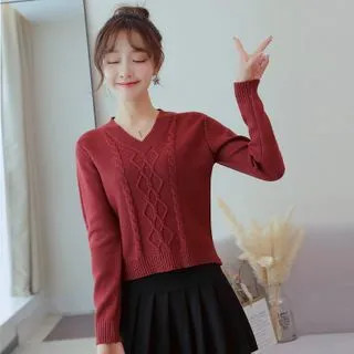 Cable Knit Sweater | YesStyle Global