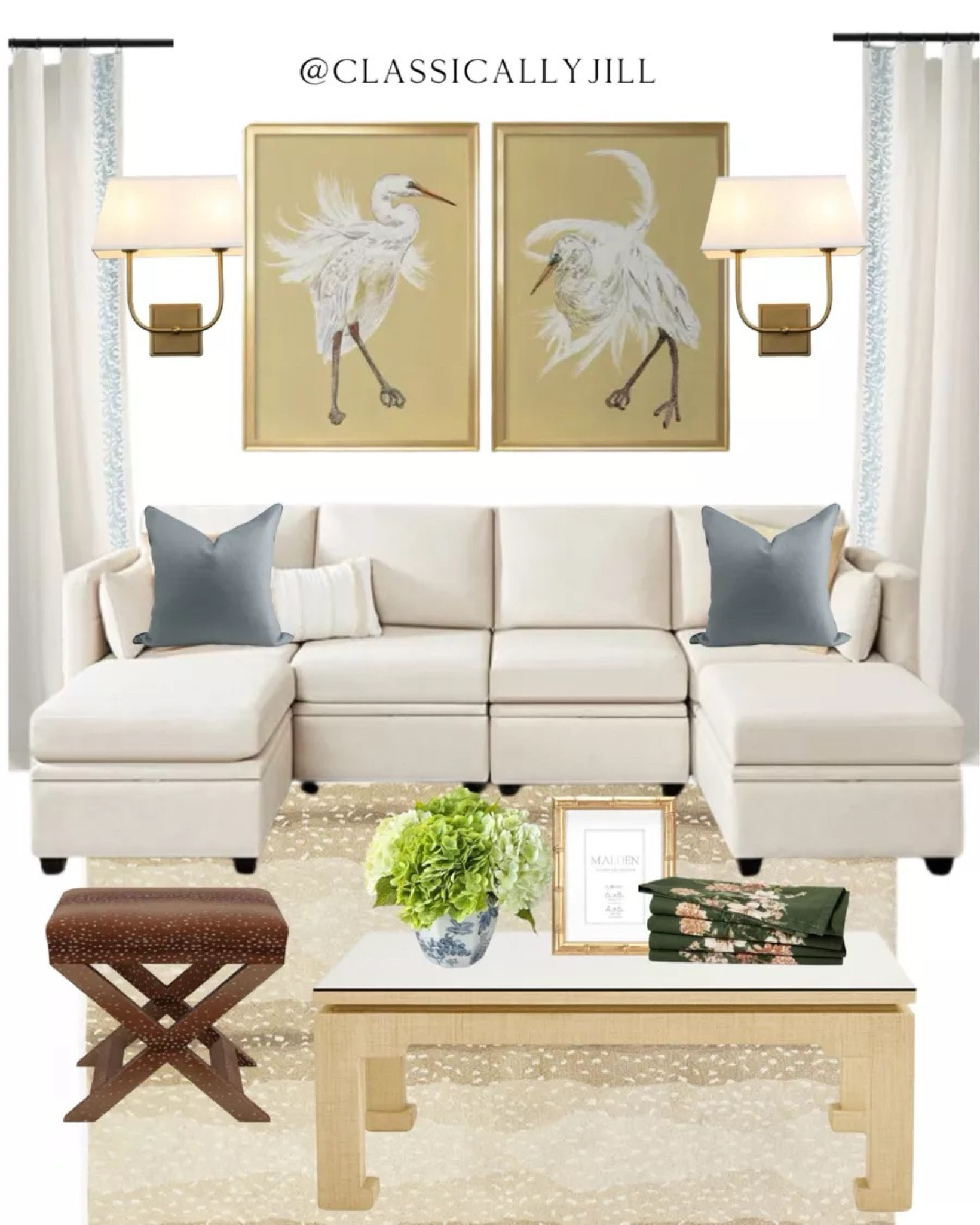 Living room decor, design, modern traditional, classic home, blue and white, pillows, Amazon home

#LTKhome