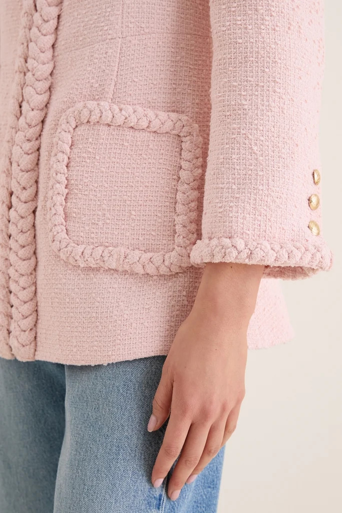 First Blush Braided Trim Shay Jacket | Tuckernuck (US)
