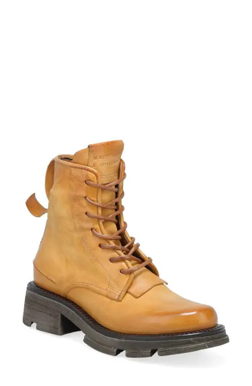 A.S.98 Lukie Combat Boot in Honey at Nordstrom, Size 8.5-9Us | Nordstrom