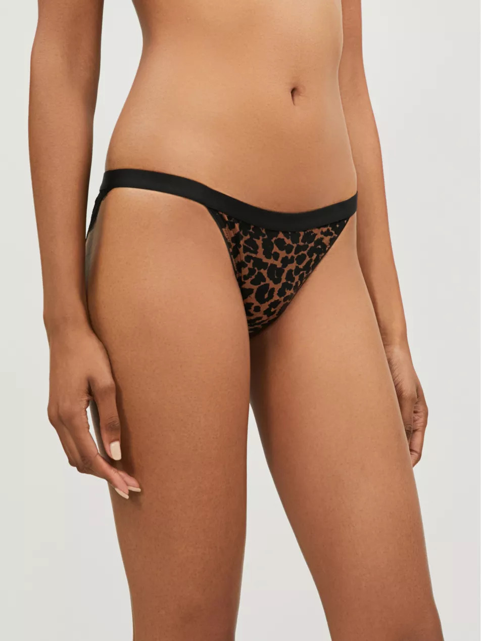 Wild Rose low-rise stretch-jersey and lace briefs | Selfridges
