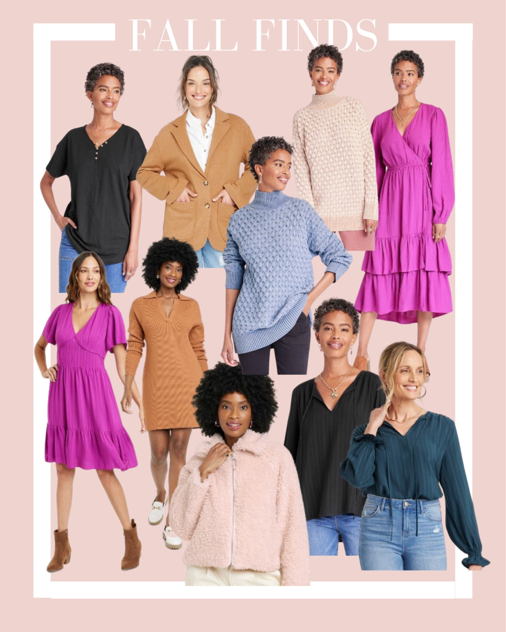 Fall outfits. Work wear. Work outfits. Target new arrivals. Blazer. Sweater. Wedding guest dress. Blouse. Work tops. Sherpa jacket 

#LTKworkwear #LTKunder50 #LTKSeasonal