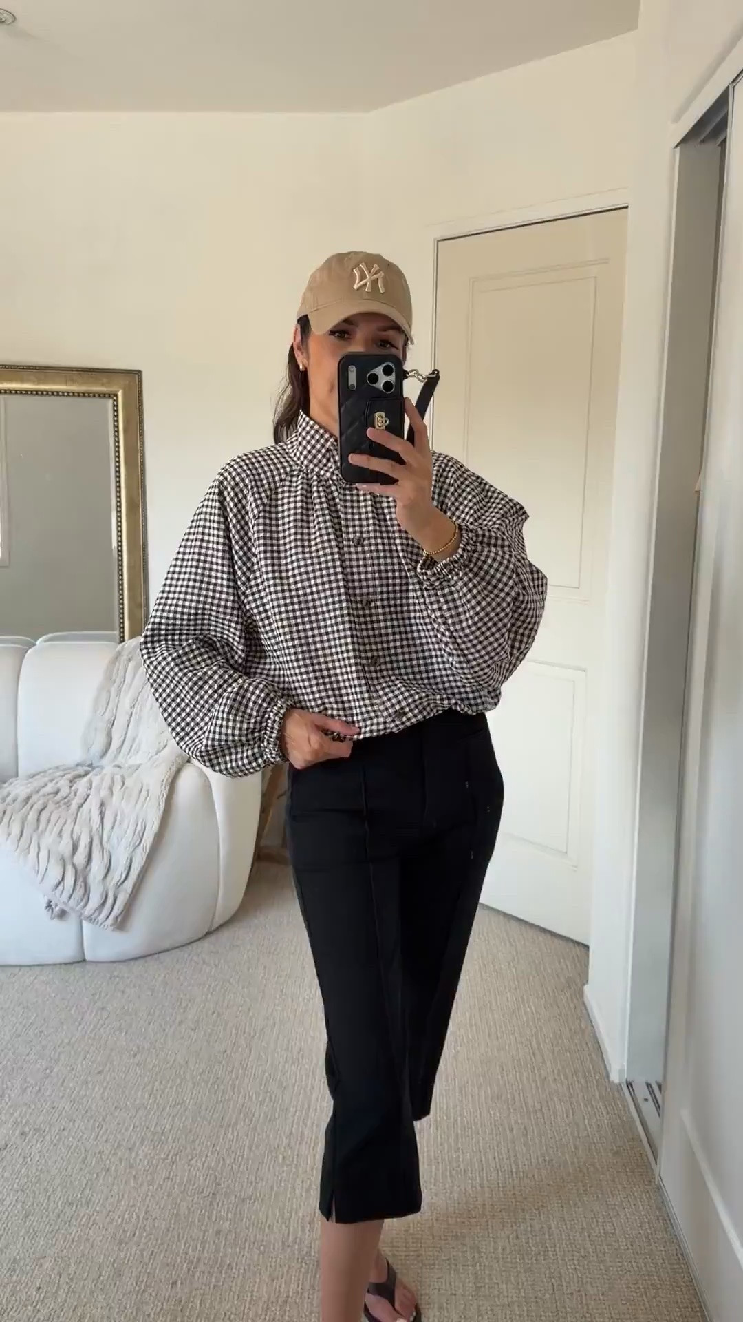 Zara plaid bomber jacket 🤎 Plaid jackets are going to be one of the IT pieces we’ll be seeing everywhere this season, and Zara has some really good options!

I love this oversized plaid bomber with the button-down front and funnel neck—such a cool, elevated take on the trend. I styled it with black capri pants and brown leather thong sandals for an easy transitional look.

OUTFIT DETAILS:
➡️ Zara plaid bomber jacket — size XS, oversized fit
➡️ Zara black capri pants — size S
➡️ Zara brown leather thong sandals — true to size

➡️ My Body dimensions
Bra: 32C (81 cm)
Waist: 26” (66 cm)
Hips: 38” (96.5 cm)
Height: 5’7” (170 cm)

Zara plaid bomber jacket | plaid jacket | oversized bomber jacket | funnel neck jacket | Zara fall finds | Zara new arrivals | fall jacket trends | fall fashion | capri pants outfit | black capri pants | brown leather sandals | transitional outfit | fall outfit ideas | Zara outfit

#ZaraFinds #PlaidJacket #FallFashion #LTKStyle @Zara

#LTKgrwm #LTKootd #LTKOver40