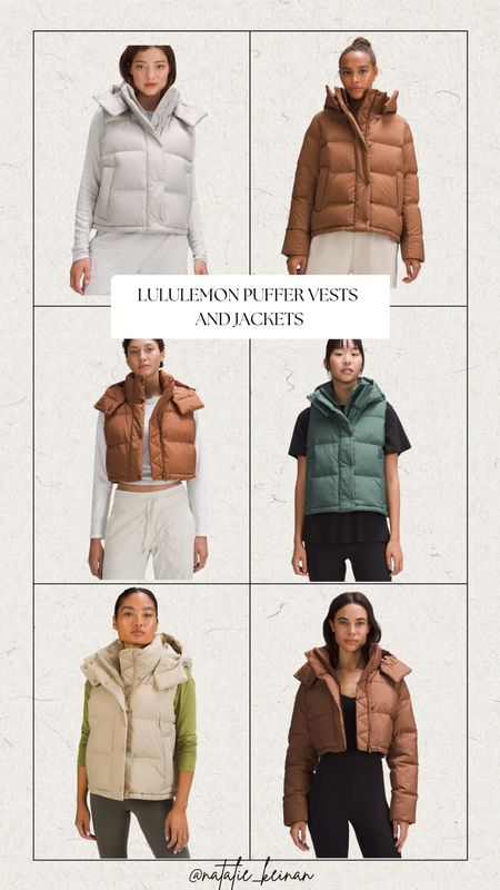 Lululemon puffer vests and jackets

#LTKSeasonal #LTKHoliday #LTKstyletip