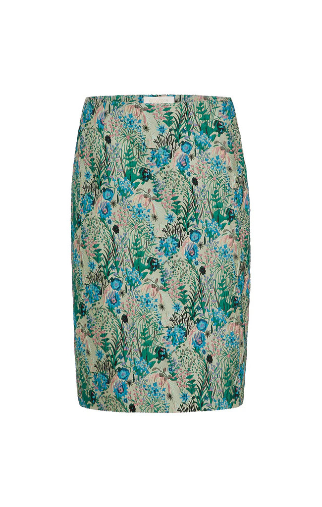 Stretch Jacquard Skirt | Etcetera