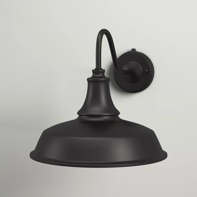 Gunnora Outdoor Barn Light with Dusk to Dawn | Wayfair North America