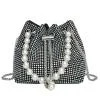 Nitouy Rhinestone Shoulder Bag Women Evening Clutch Pearl Purse Handbag (Colored) | Walmart (US)