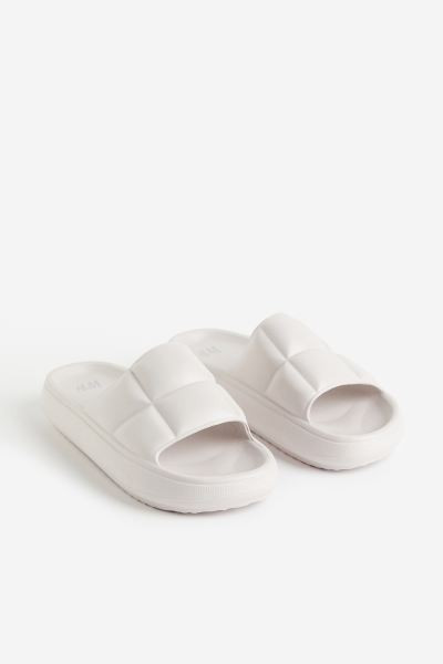 Quilted-look Pool Shoes | H&M (US + CA)