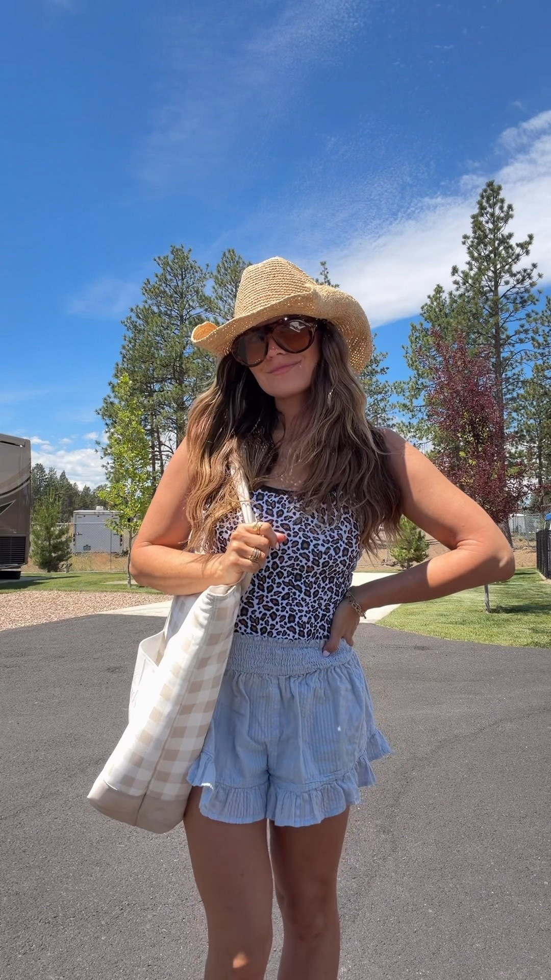 Heading to the lake today! Lain Snow suits will always be my favorite swimsuits! Tote bag from Strands Co.