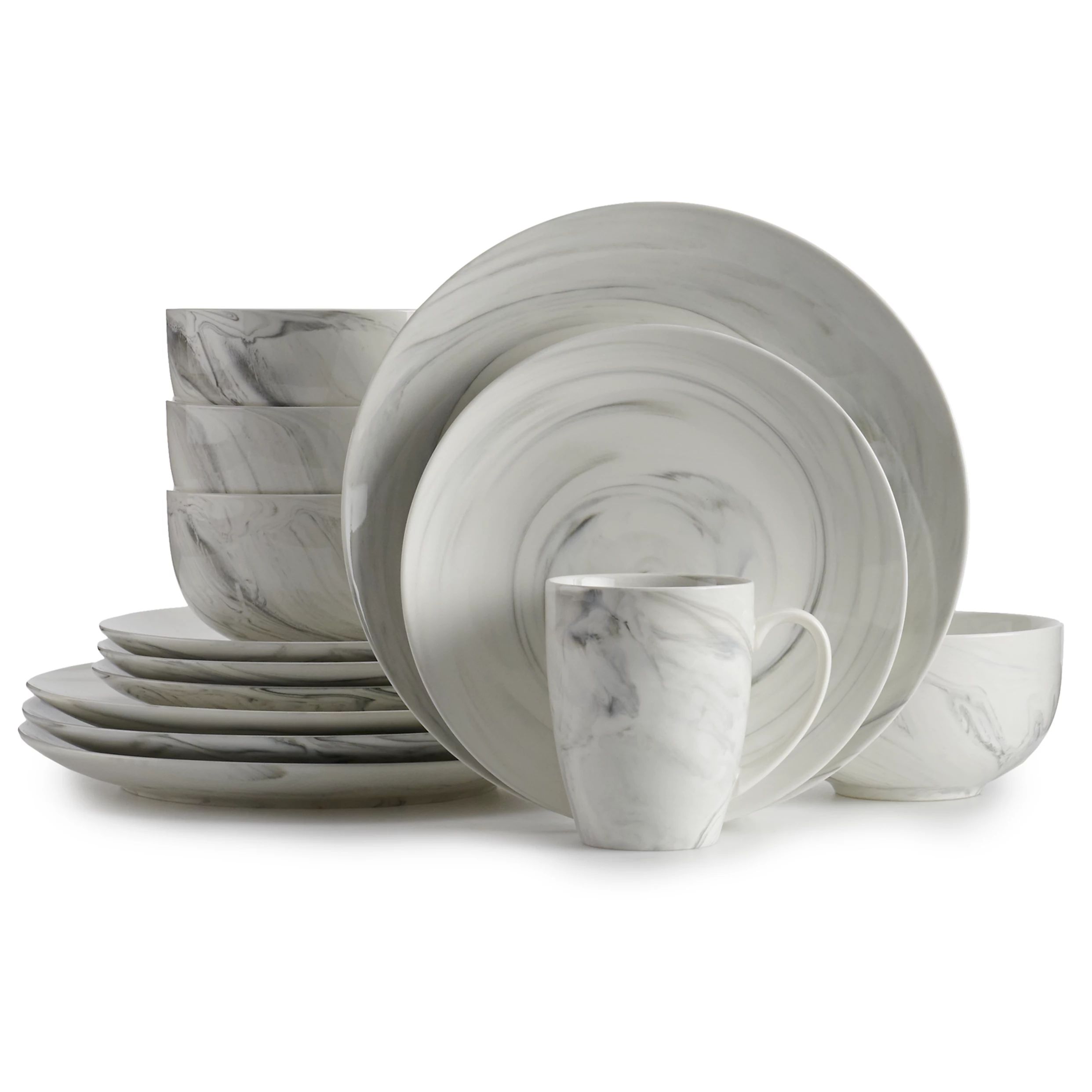 Food Network™ Marbled 16-pc. Dinnerware Set | Kohl's