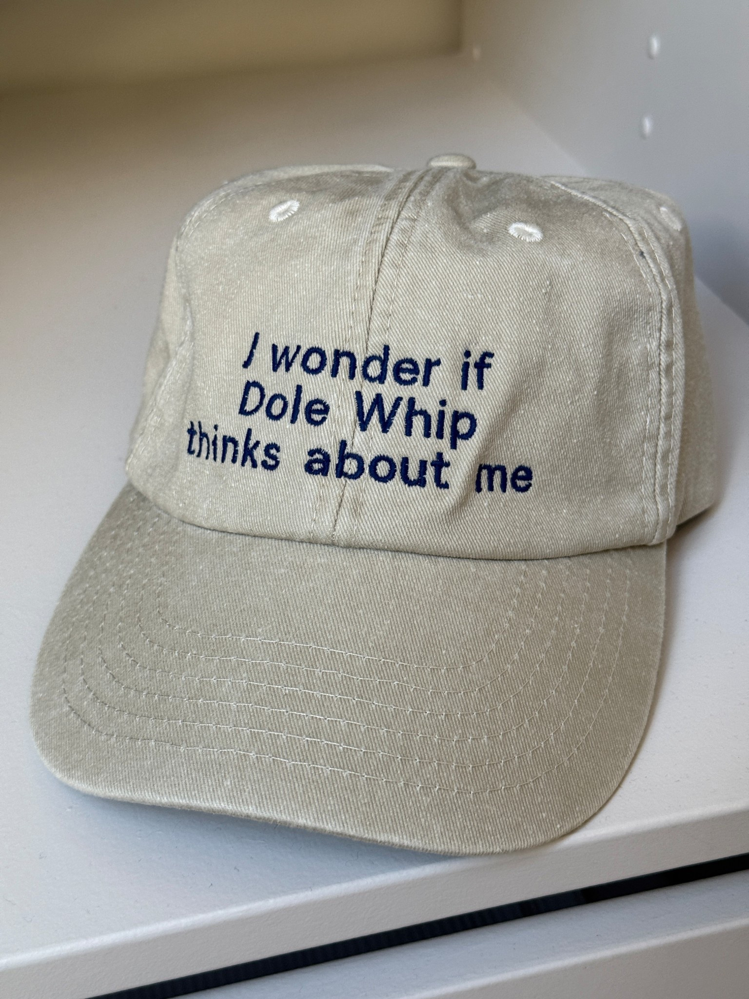 I got this cap custom embroidered from a little shop on Etsy for my next Walt Disney World trip. I love it so I’m getting more done as it’s a more subtle way to do park outfits ✌🏼
They have lots of colours of these classic baseball caps, several fonts to choose from along with different thread colours.
#disney #disneyoutfit 

#LTKkids #LTKuk #LTKfamily