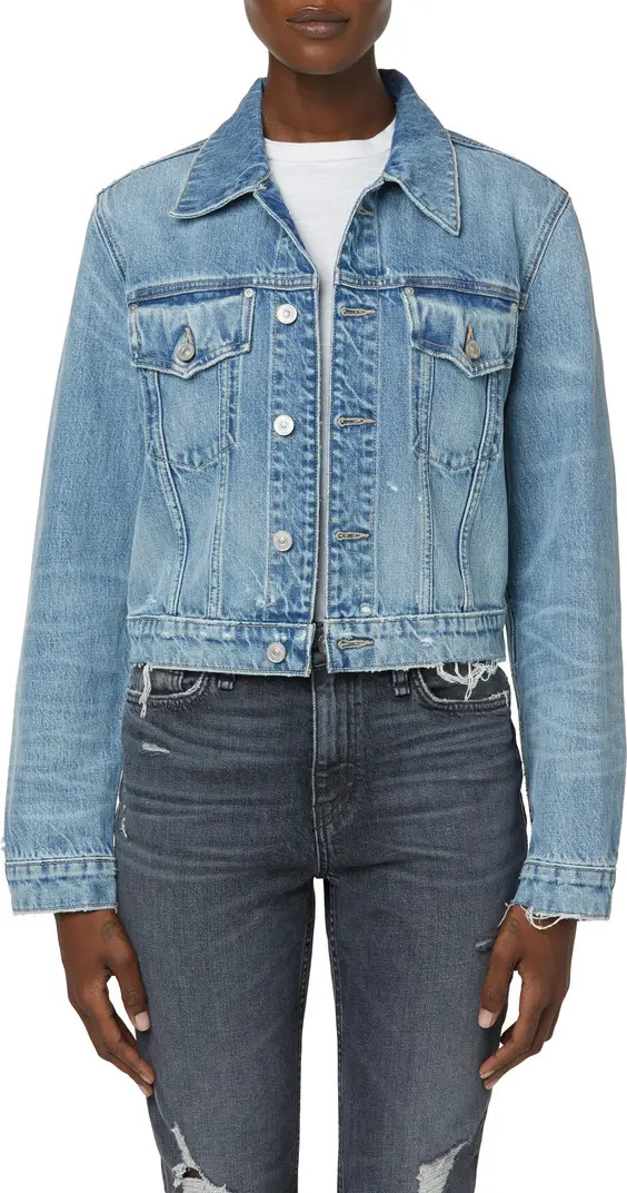 Crop Denim Trucker Jacket | Nordstrom