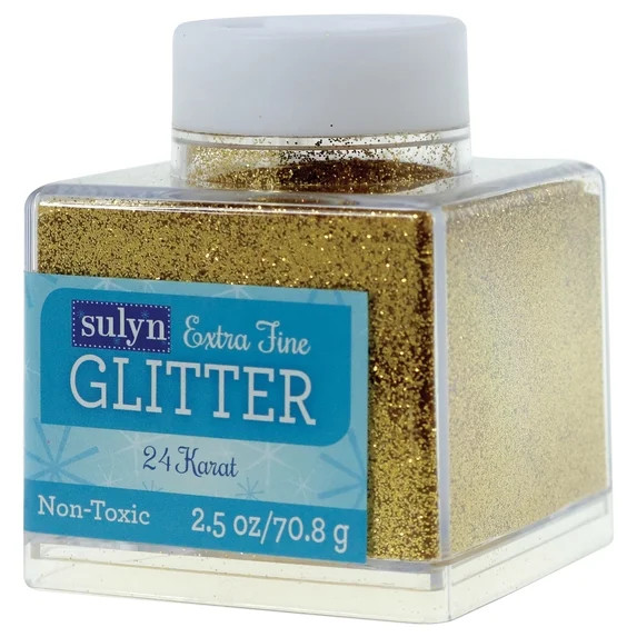 Sulyn Extra Fine Glitter for Crafts, 24 Karat Gold, 2.5 oz | Walmart (US)