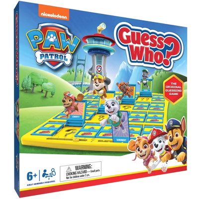GUESS WHO?: PAW Patrol - Kids' Deduction Board Game, Ages 6+ | Target