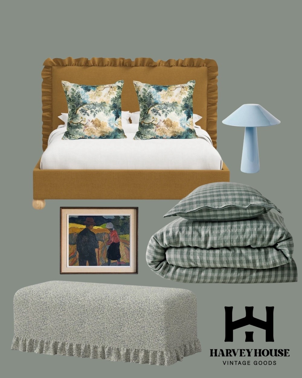 Bedding - bed - art - lamps 

#LTKHome