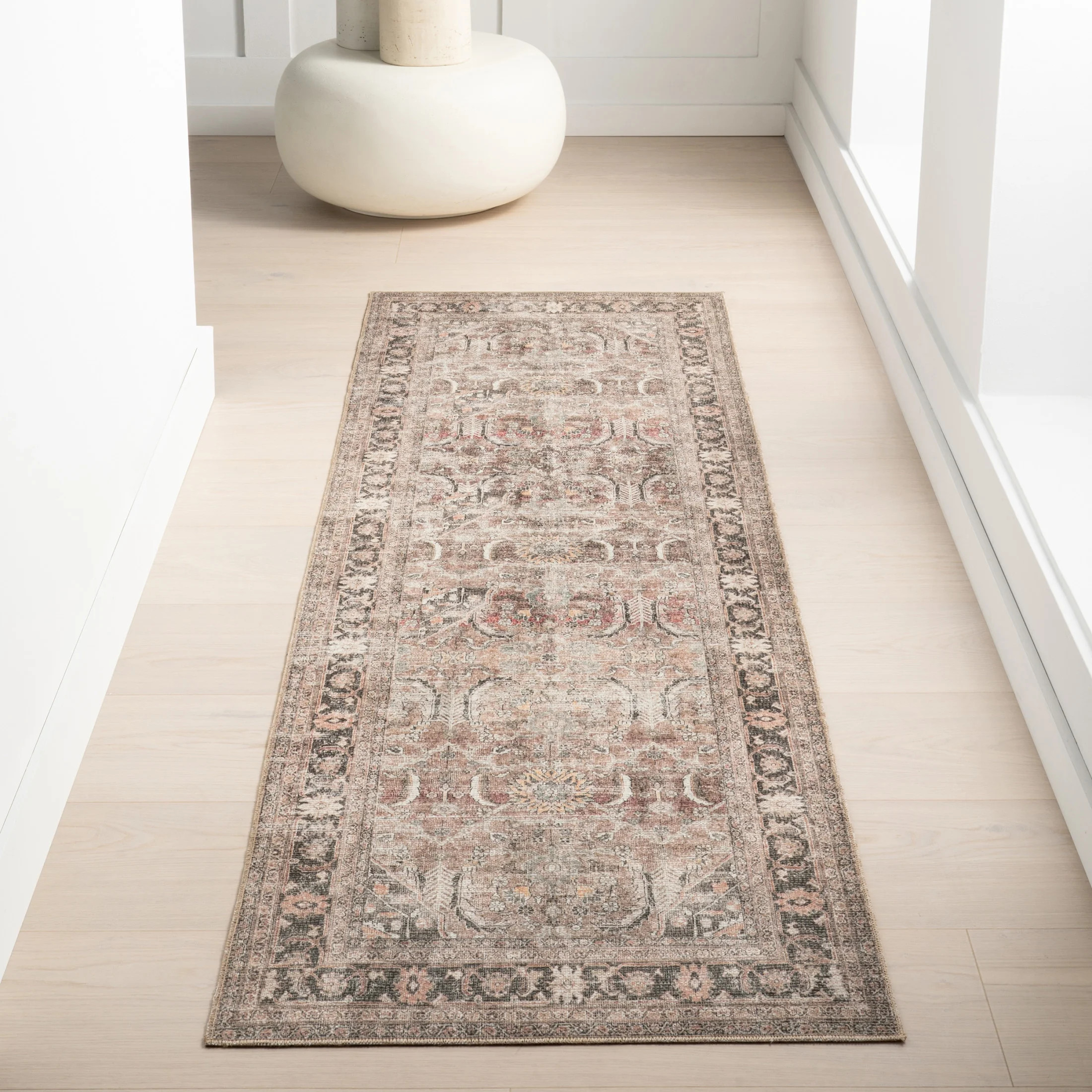 Nuloom Hillstone Collection Traditional Vintage Medallion Area Rug, 2' 8" x 8', Runner, Deidra Li... | Walmart (US)