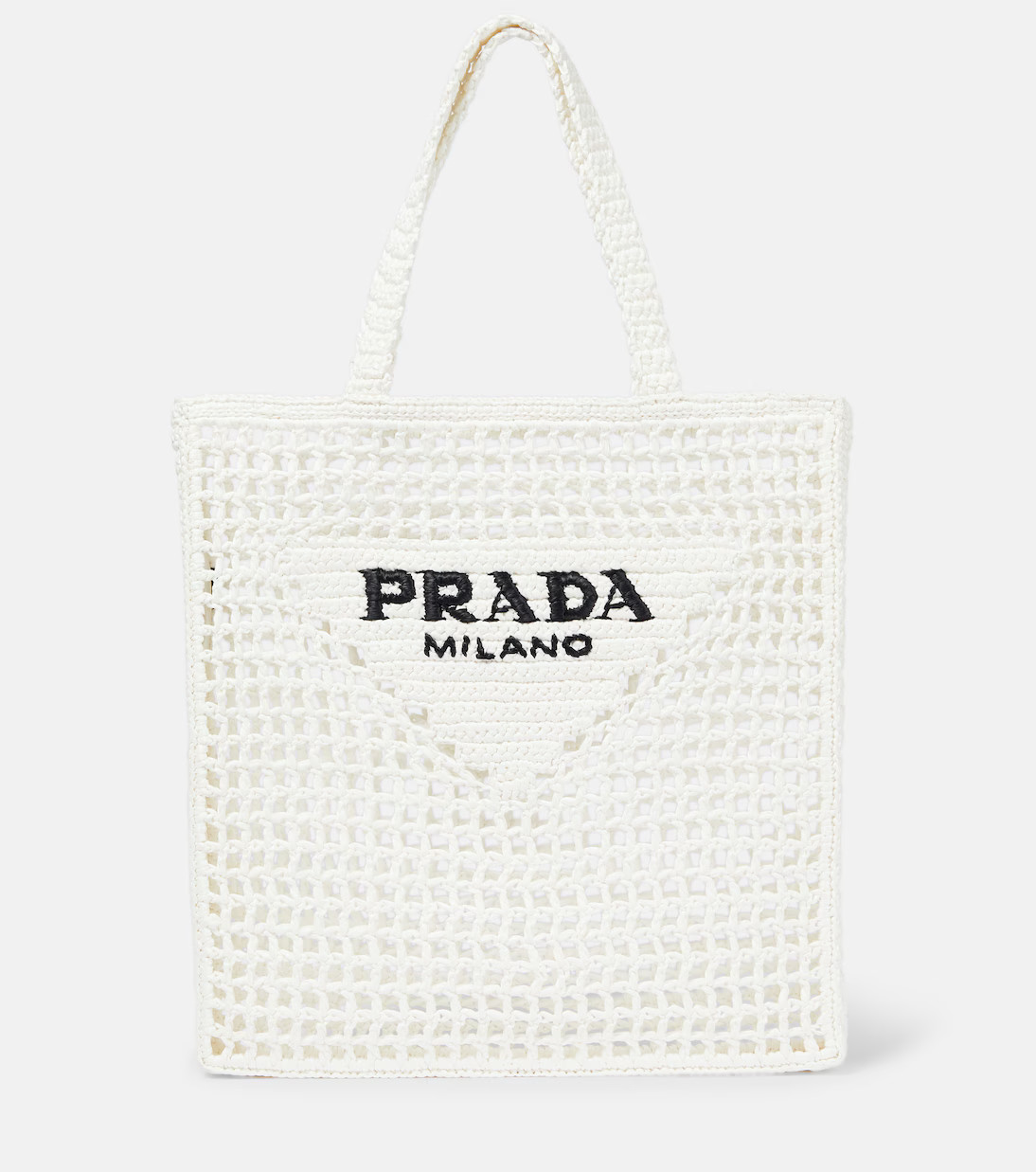 Logo raffia tote bag | Mytheresa (INTL)