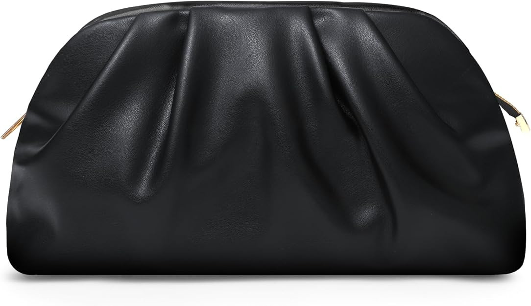 lovyoCoCo Clutch Purse for Women Soft Pleated PU Wedding Clutch, Elegant Evening Bag for Galas, P... | Amazon (US)