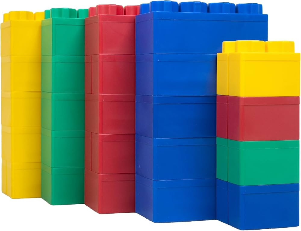 Big Blocks for Kids Ages 4-8, Indoor & Outdoor Blocks for Kids Jumbo Games, Large Building Blocks... | Amazon (US)