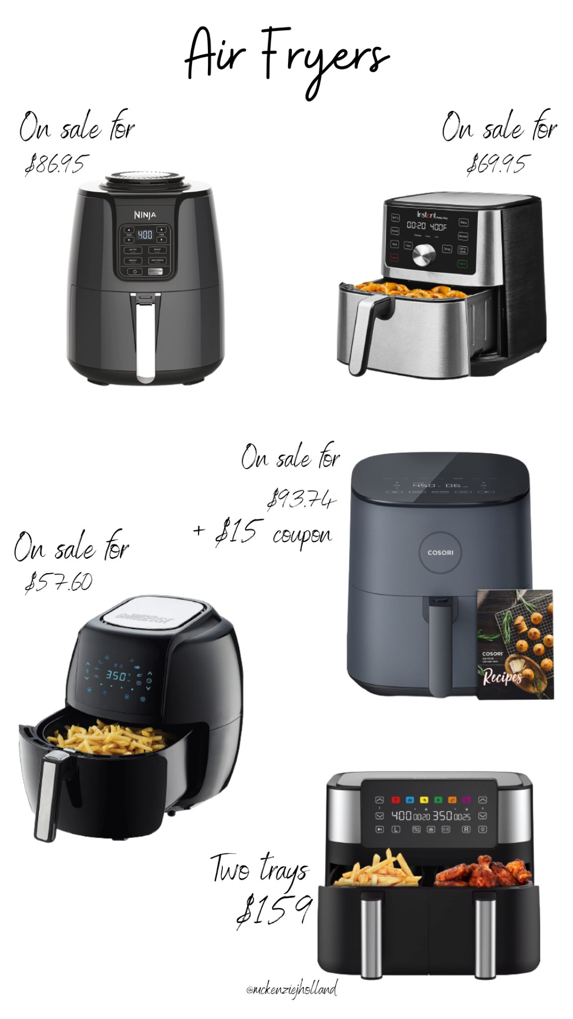 Air Fryers on Sale!!! 

#LTKFind #LTKhome #LTKsalealert