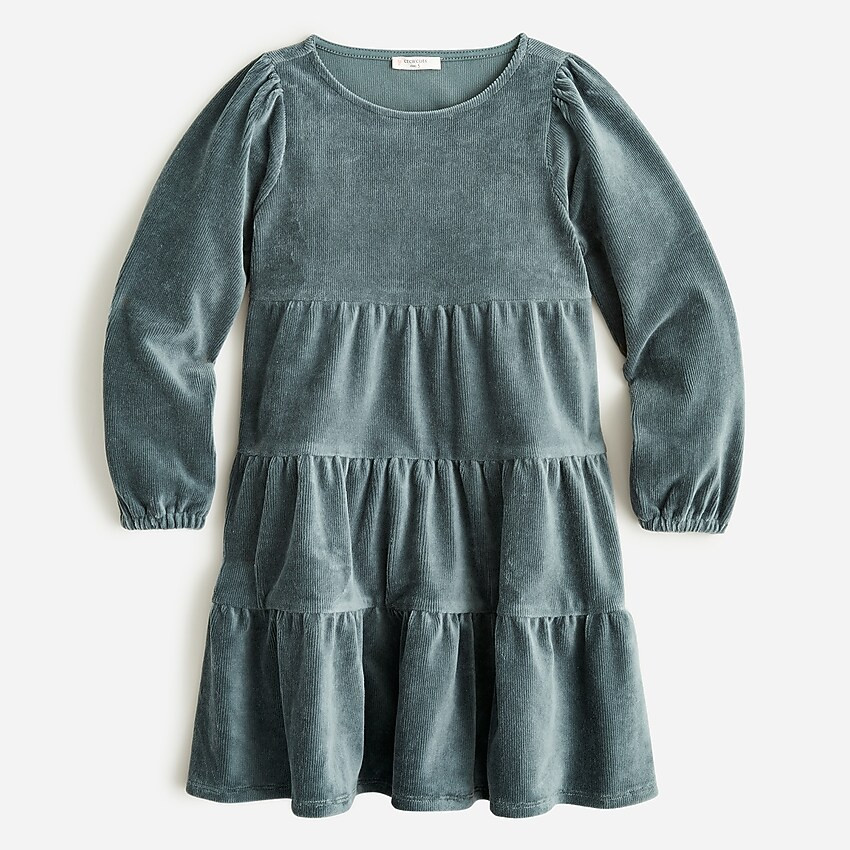 Girls' tiered corduroy dress | J. Crew US