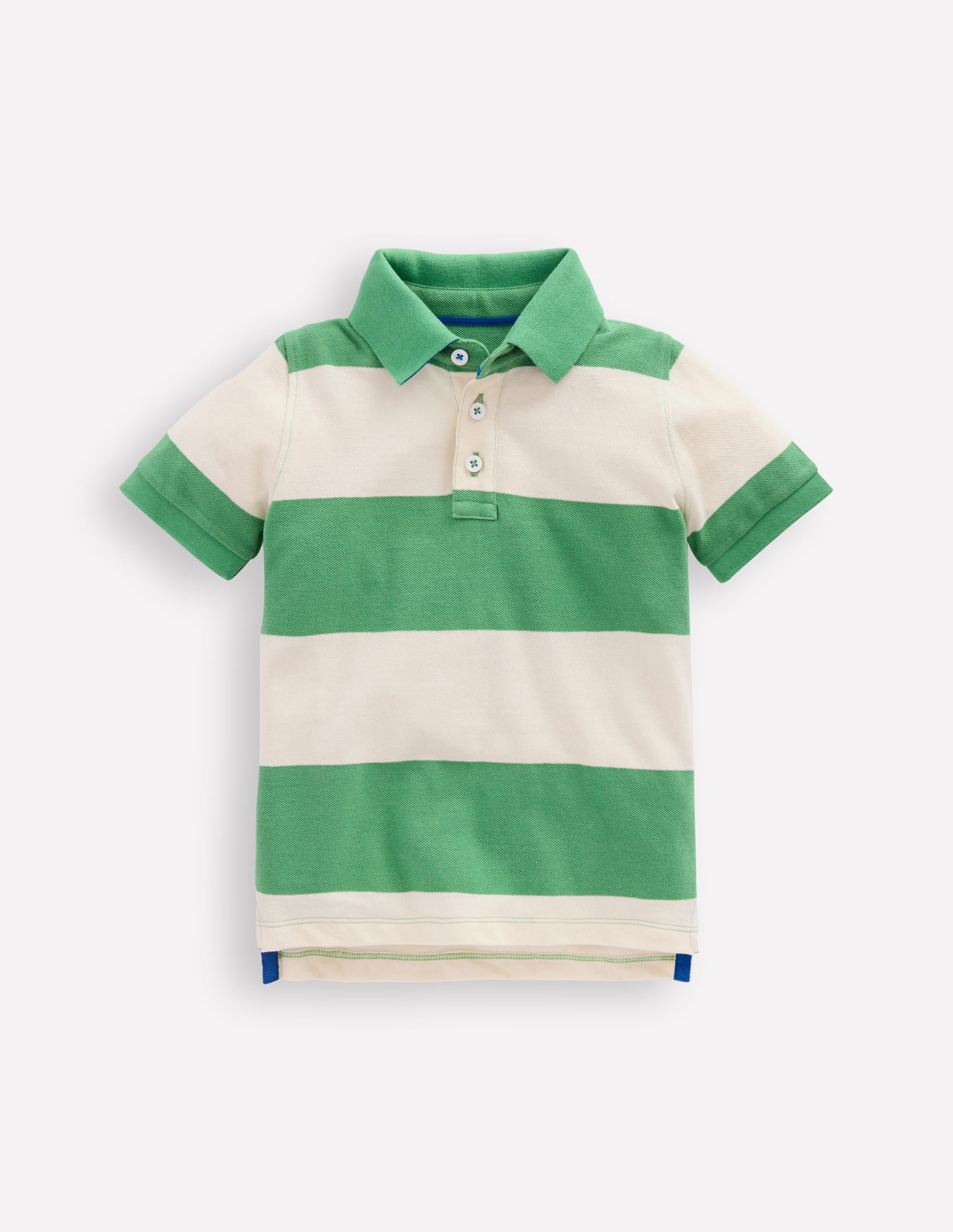 Piqué Polo Shirt-MING GREEN / COCONUT MILK | Boden (US)