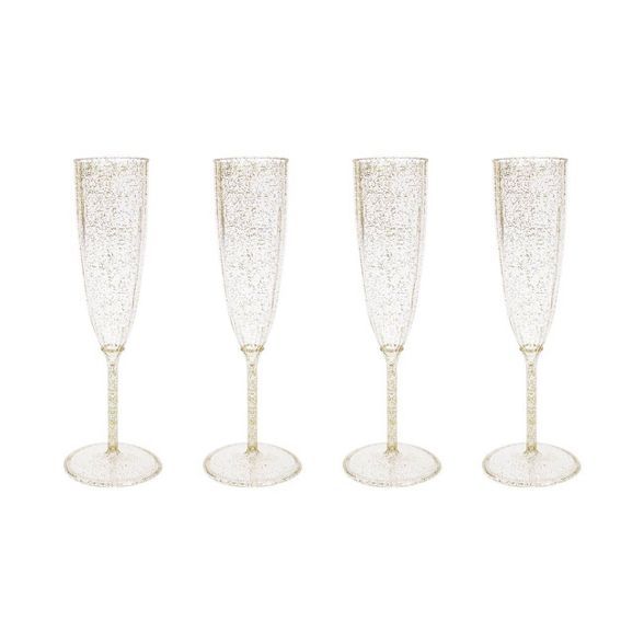4ct Gold Champagne Flute - Spritz™ | Target
