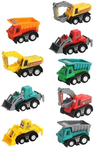 Fajiabao Construction Toy Cars for 3+ Years Old Toddler Boy Toys Mini Pull Back Cars Small Truck ... | Amazon (US)