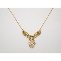 Rising Phoenix Necklace - Soaring Bird Pendant Inspirational Gift | 151B | Etsy (US)