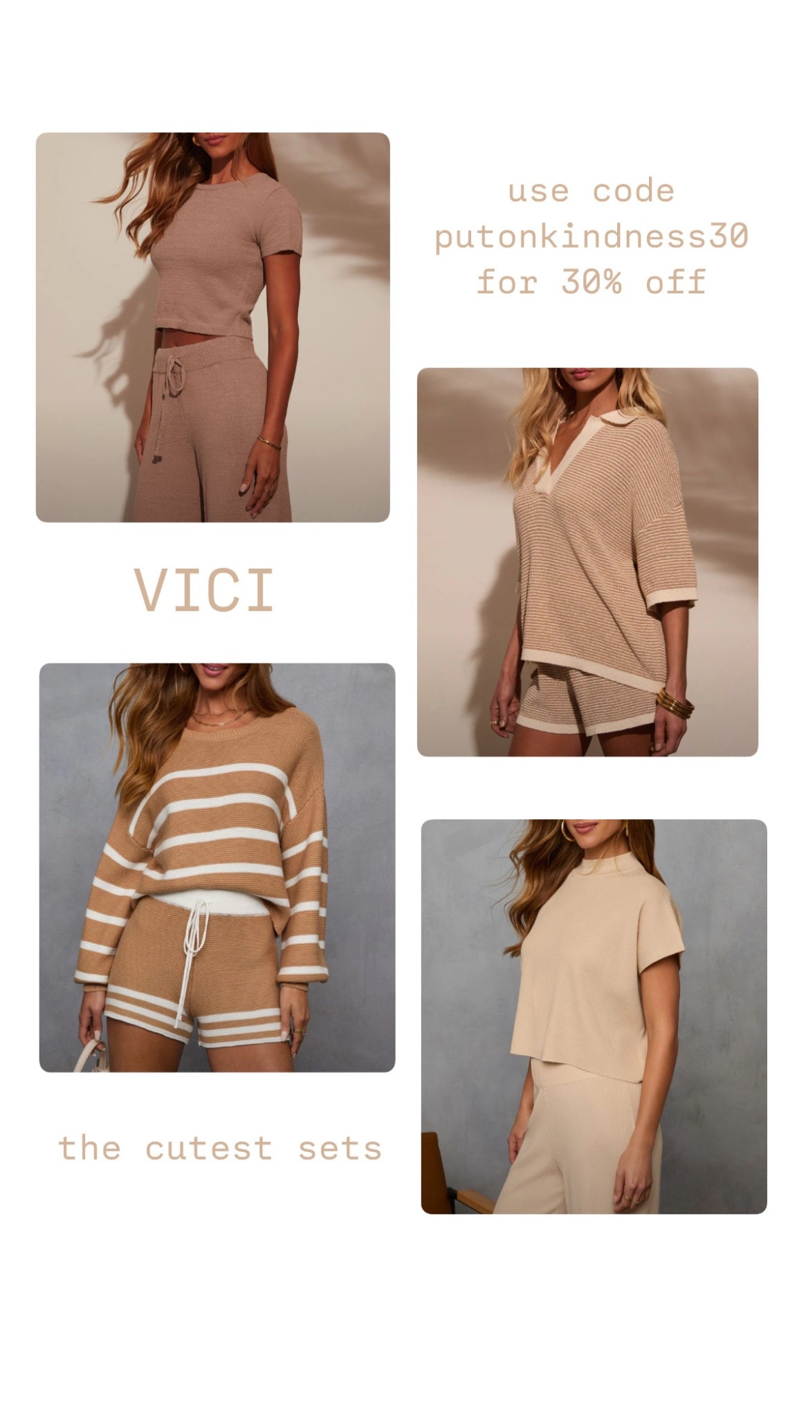 Two piece set. Loungewear. Lightweight knit. 