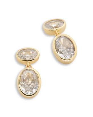 Shashi Oval Bezel Drop Earrings | Bloomingdale's Jewelry & Accessories Jewelry Earrings | Bloomingdale's (AU)