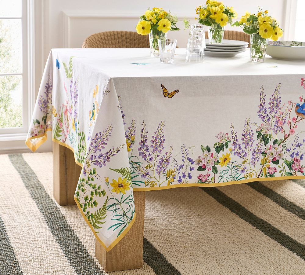 Meadow Cotton Tablecoth | Pottery Barn (US)