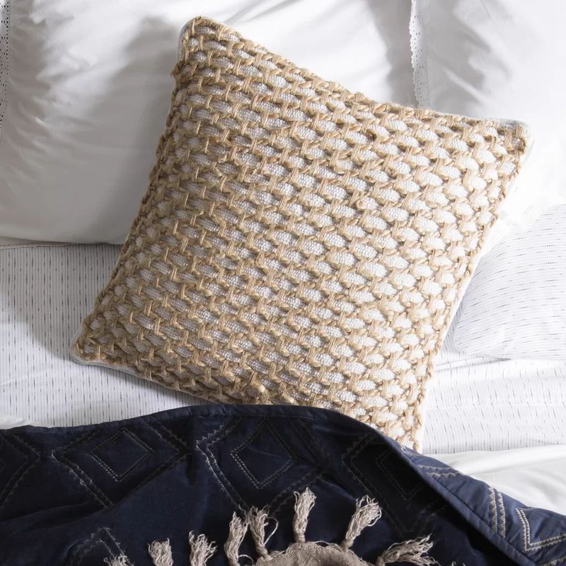 Brooks Throw Pillow Color: White | Wayfair North America