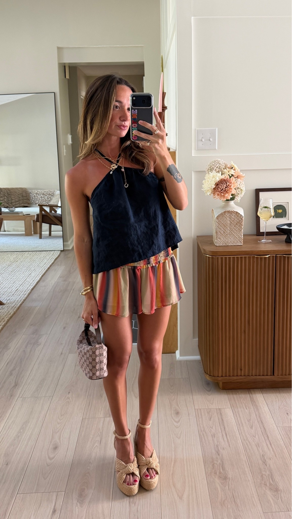 Wore to a bday party! XS top and bottom bag is vintage