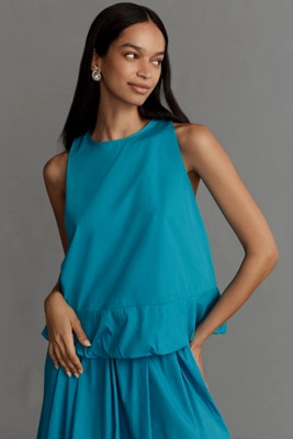 Maeve Sleeveless Bubble Top | Anthropologie (US)